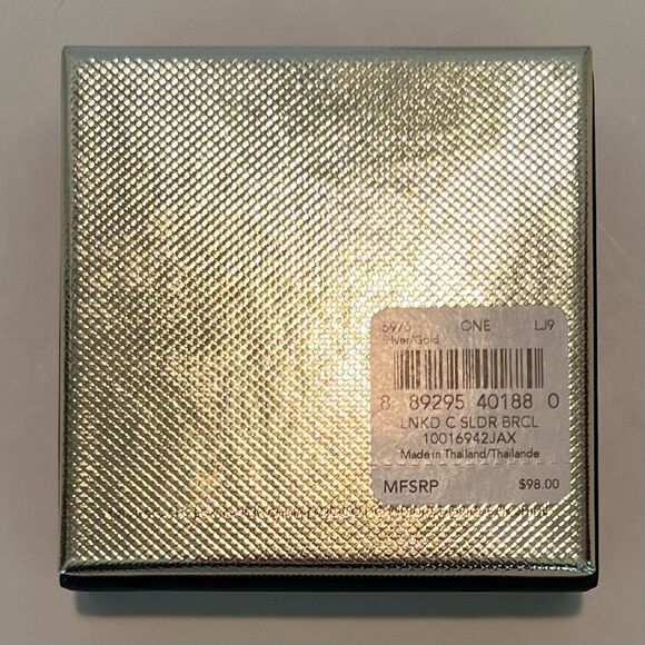 COACH Linked C Signature Slider Bracelet - Picture 8 of 9